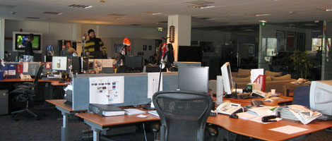 Het kantoor in het Film 1 gebouw